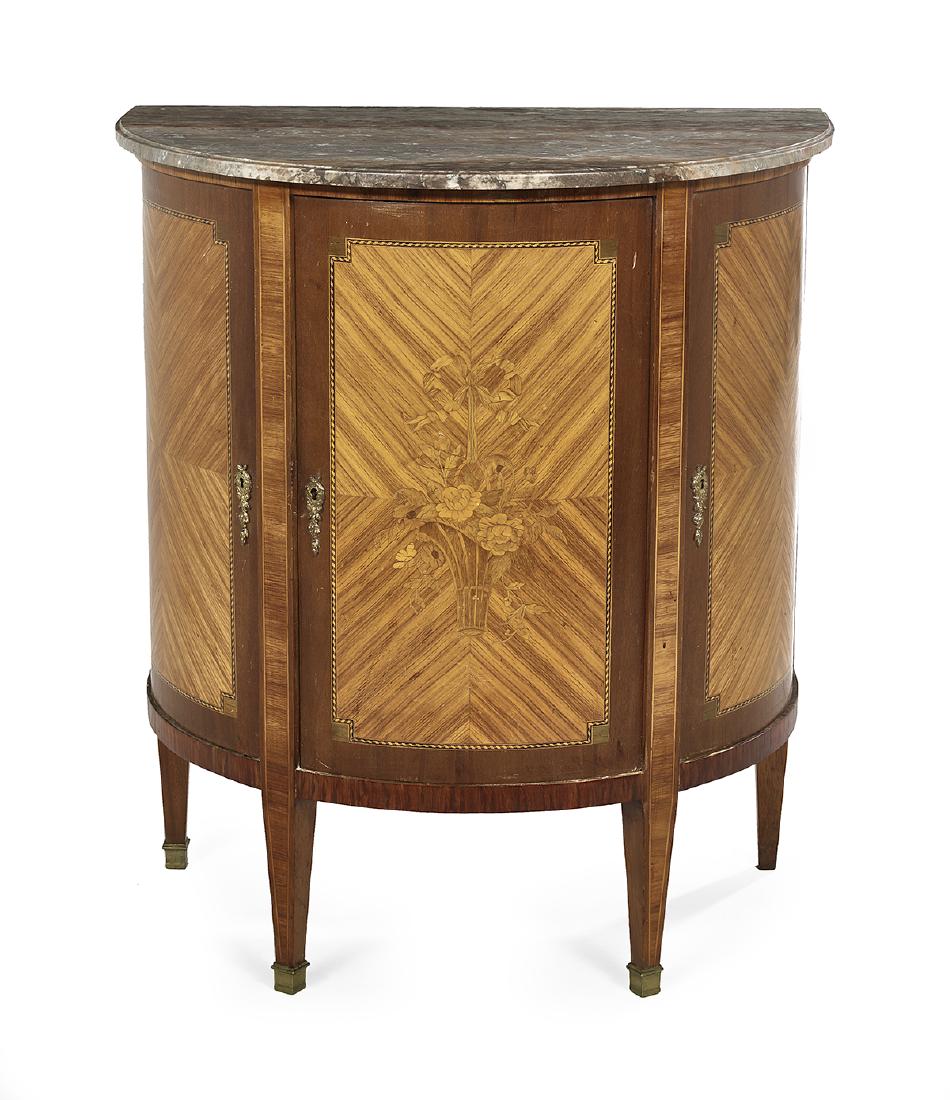 Continental Kingwood and Marble-Top Cabinet (1 of 3)