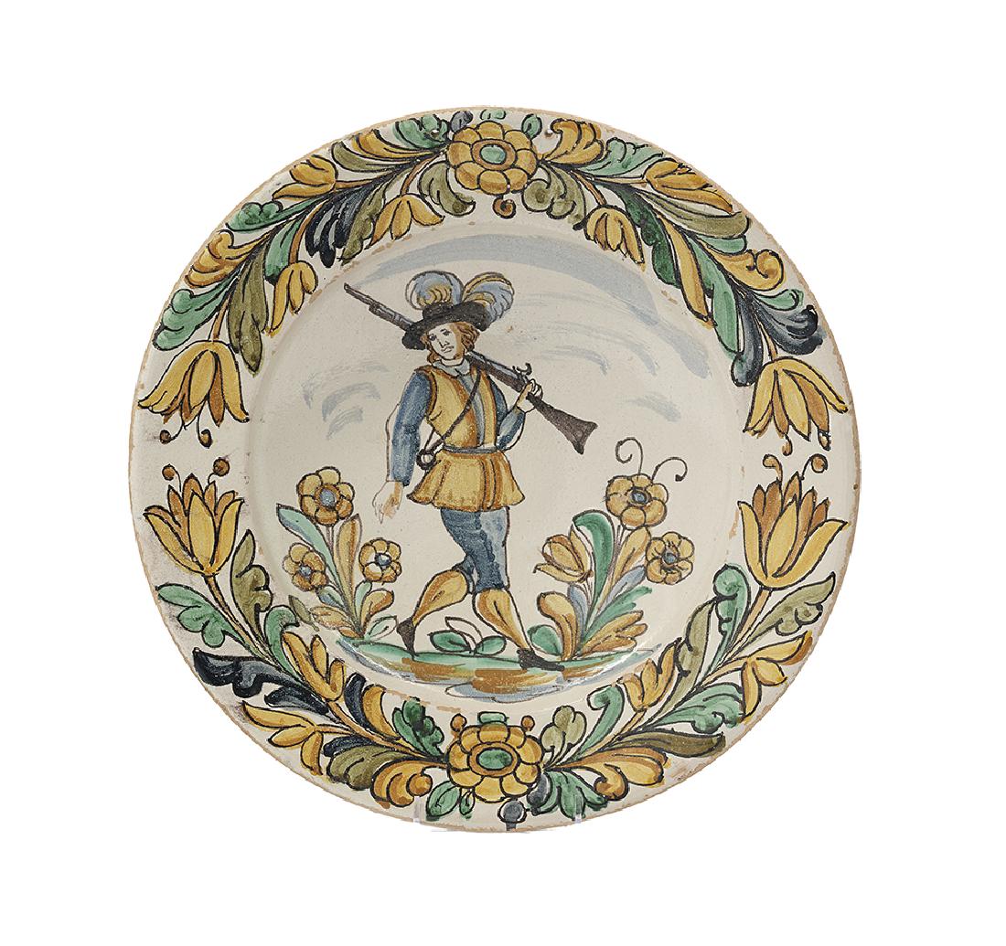 Continental Faience Charger (1 of 1)