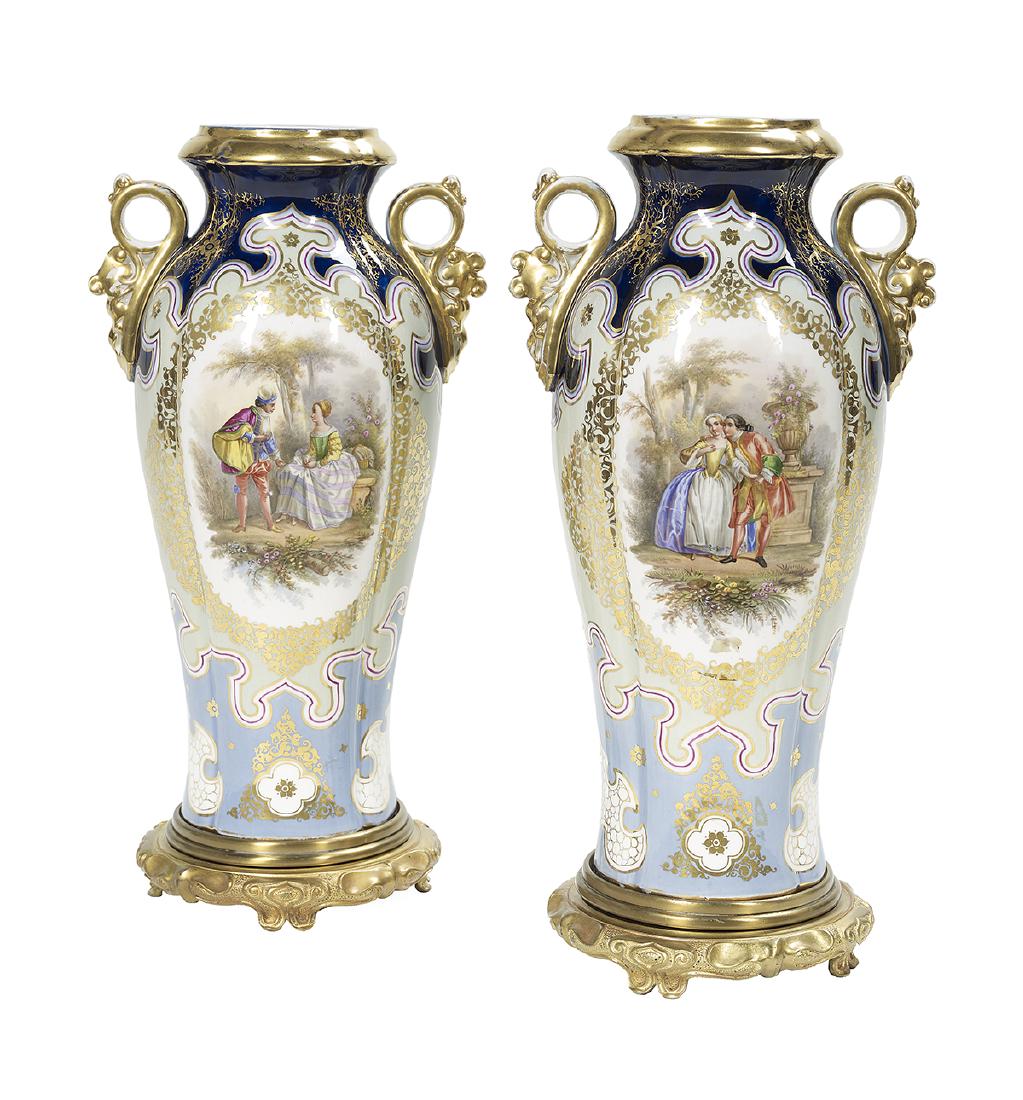 Pair of Bohemian Vases in the Orientalist Taste (1 of 2)