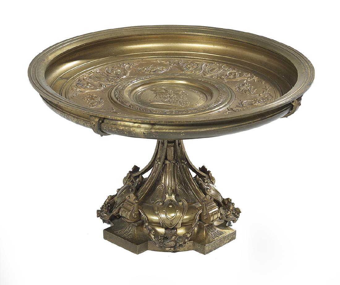Renaissance Revival Bronze Tazza (1 of 1)