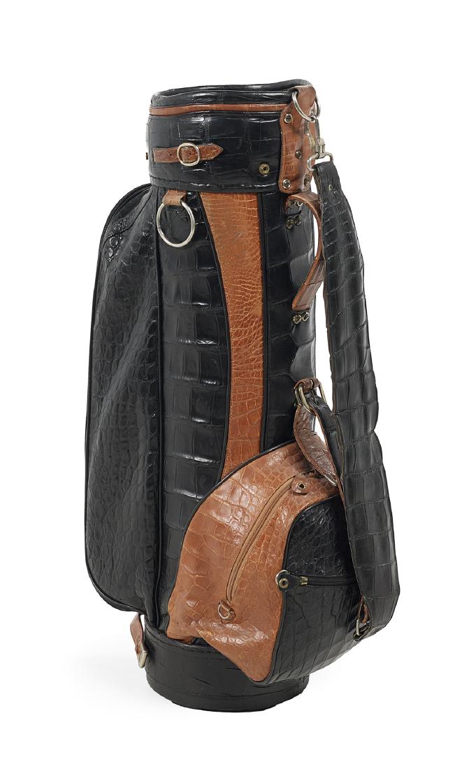 Mizuno Crocodile and Suede Golf Bag (1 of 3)