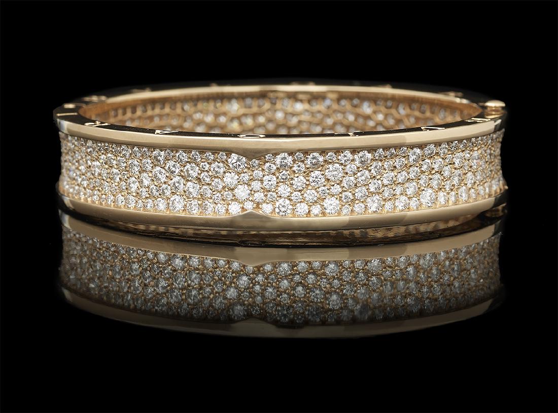 Bvlgari "B Zero 1" Diamond Bracelet (1 of 2)