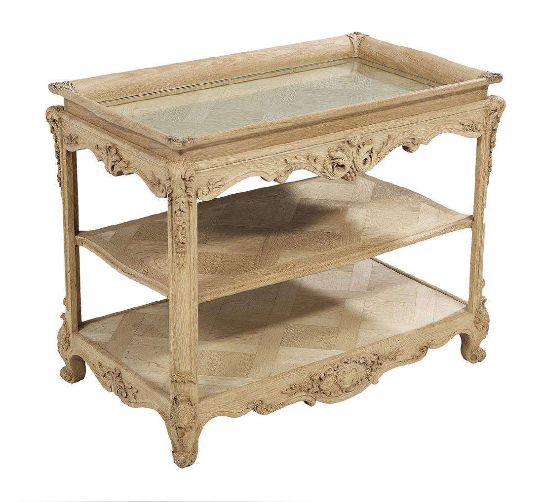 Louis XV-Style Bleached Oak Dessert Stand (1 of 1)