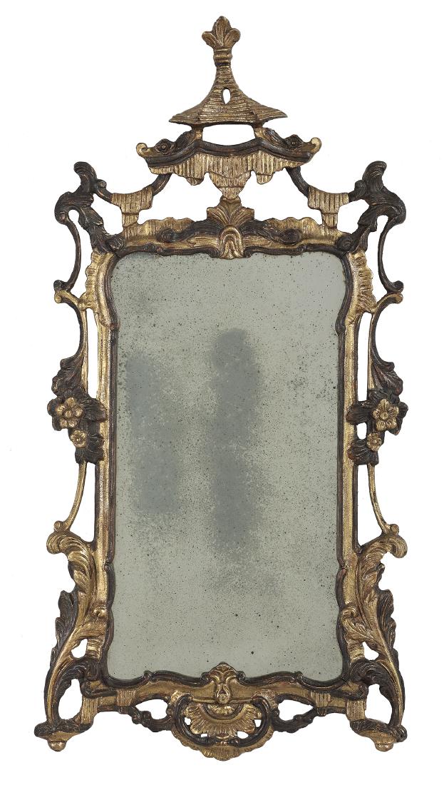 Italian Rococo Parcel-Gilt Mirror (1 of 2)