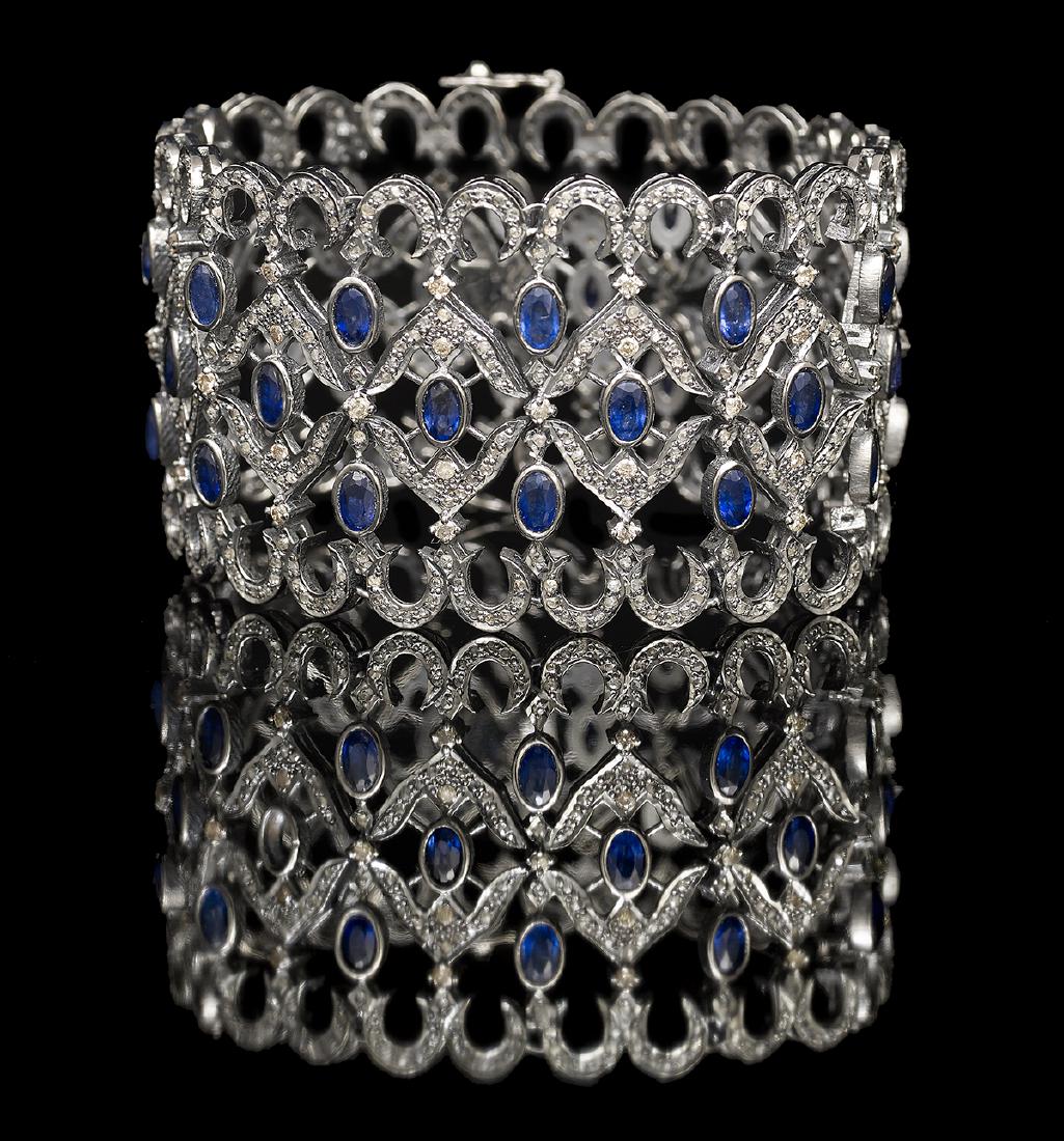 Sapphire and Diamond Bracelet (1 of 2)