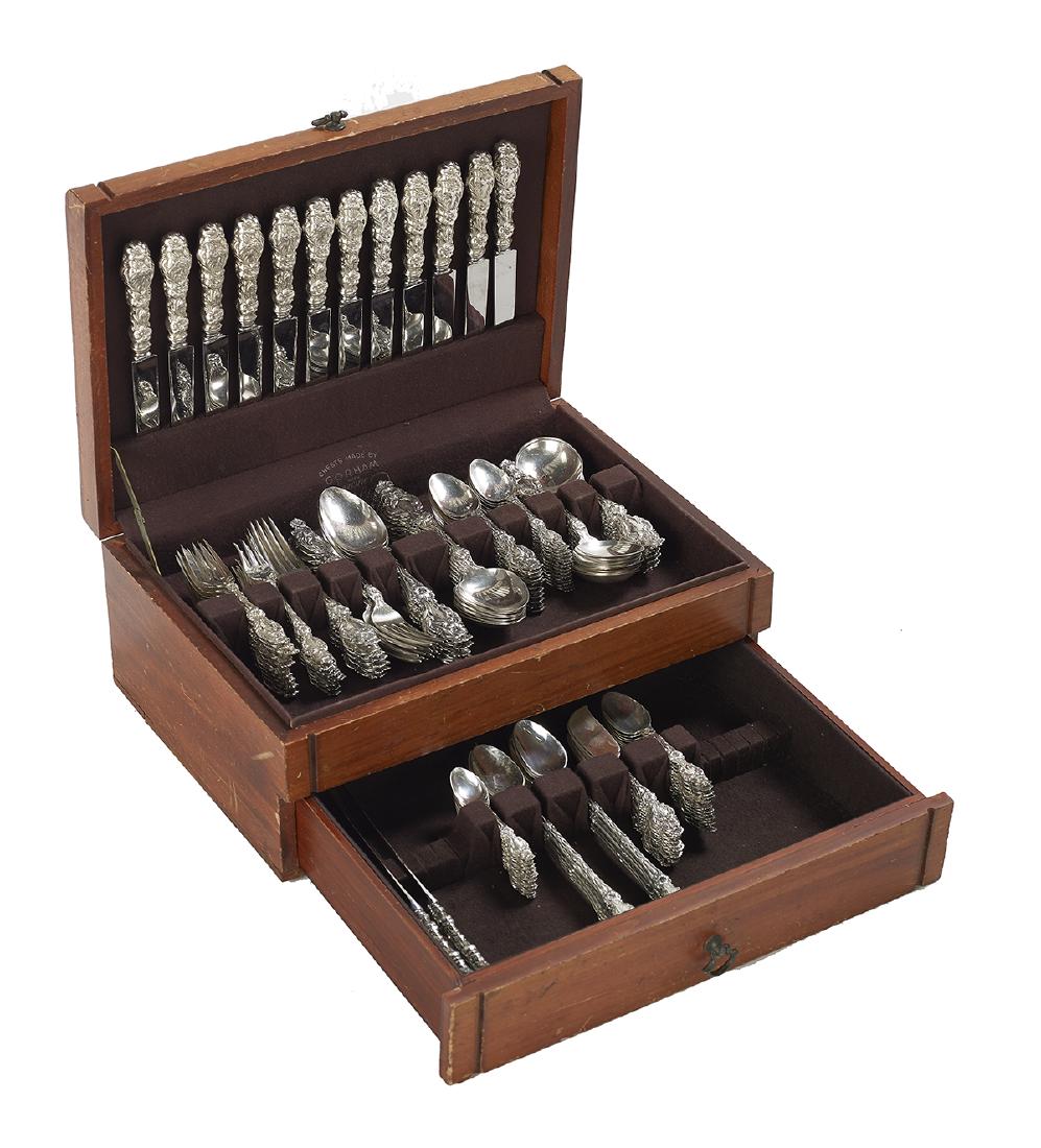 Whiting "Lily" Sterling Silver Flatware Set (1 of 3)