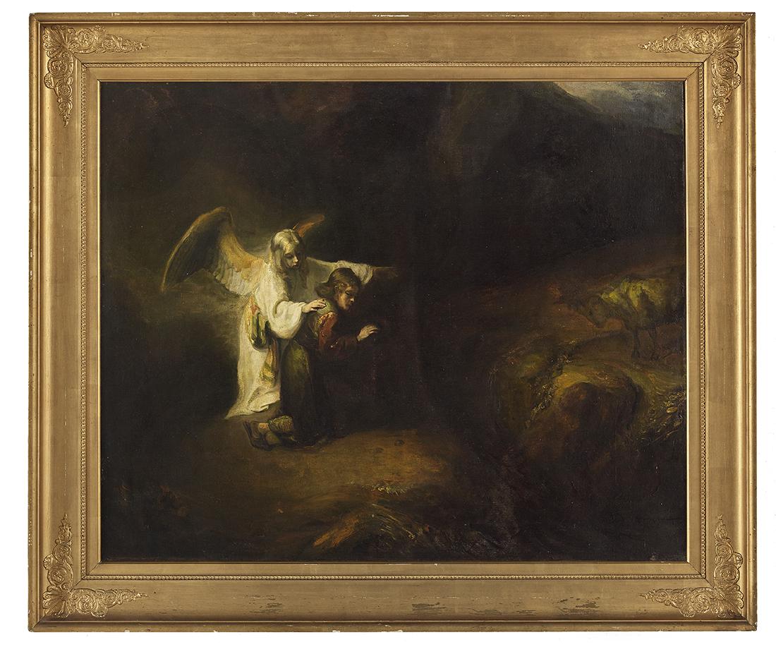 After Willem Drost (Dutch, 1633-1659): After Willem Drost (Dutch, 1633-1659) "Daniel's Second Vision", 18th century oil on canvas unsigned, after the ca. 1650 painting restored by Sir Joshua Reynolds and now conserved at the Staatliche Mus