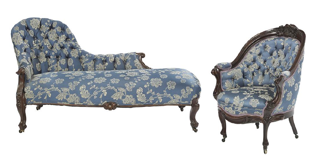Two-Piece Rococo Revival Parlor Group (1 of 1)