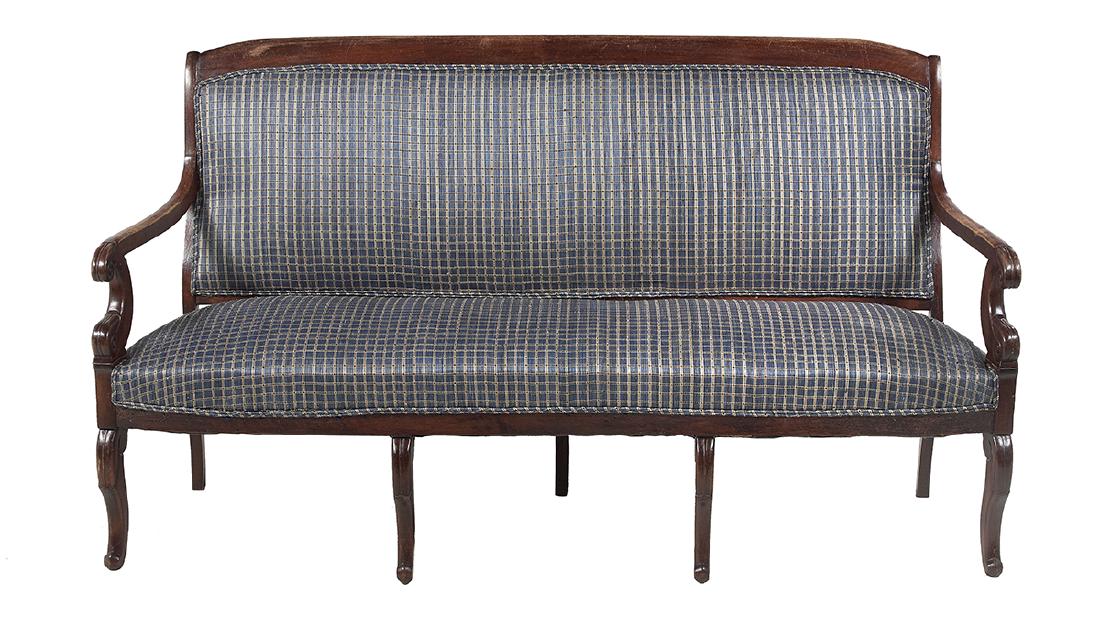 Restauration Mahogany Settee (1 of 2)