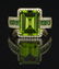 Peridot, Tsavorite Garnet and Diamond Ring