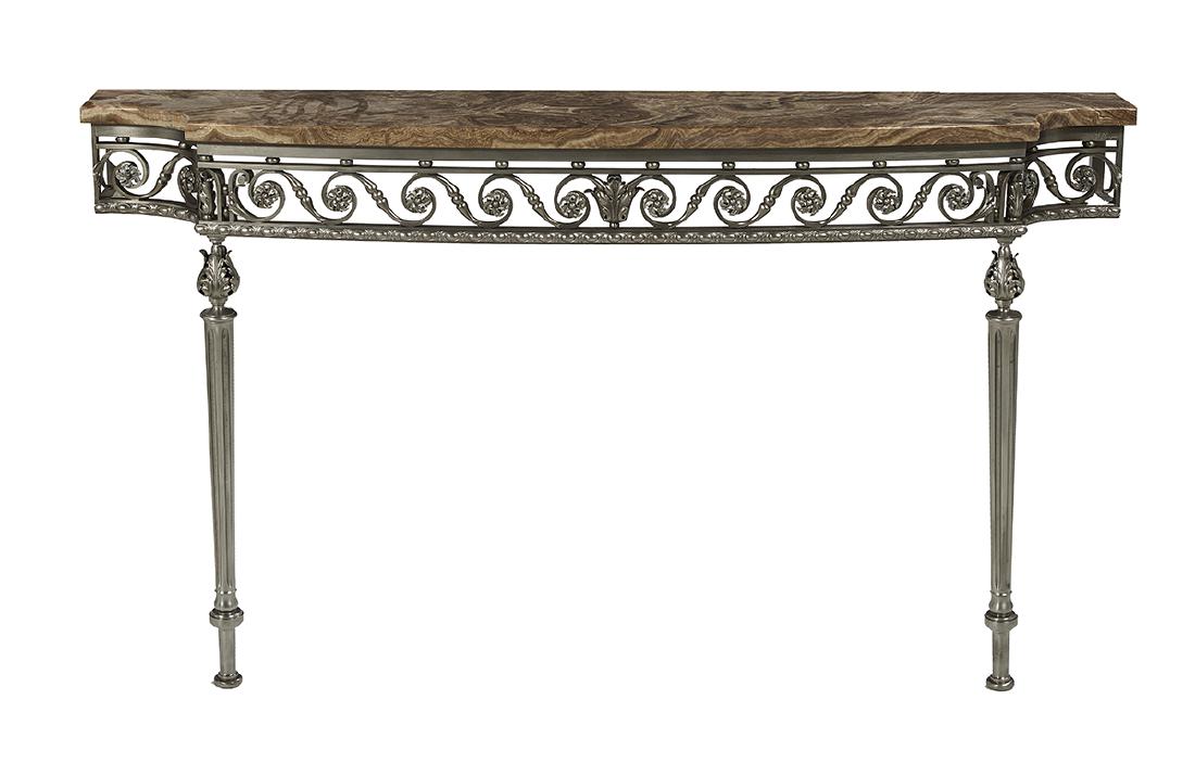 A. Bergue Onyx-Top Console Table (1 of 2)