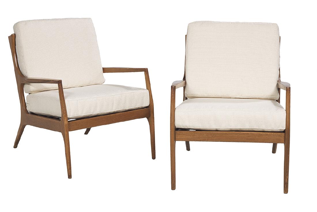 Pair of Mid-Century Modern Ash Lounge Chairs (1 of 1)