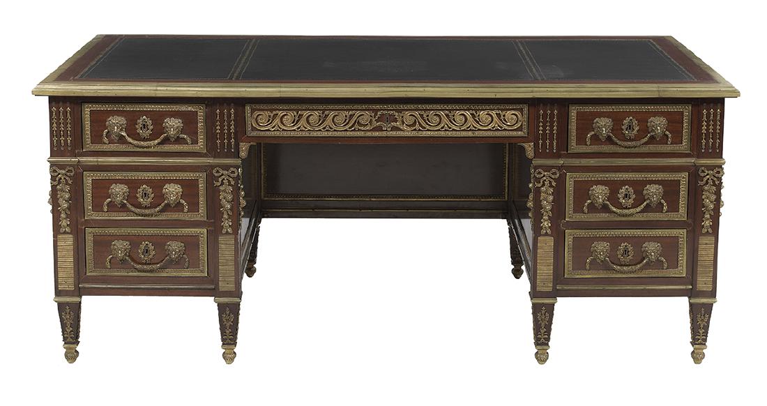 Empire-Style Mahogany Desk (1 of 2)