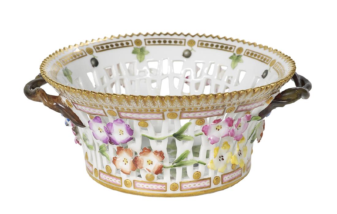 Royal Copenhagen "Flora Danica" Fruit Basket (1 of 3)