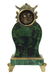 Louis-Philippe Malachite and Bronze Mantel Clock - 2