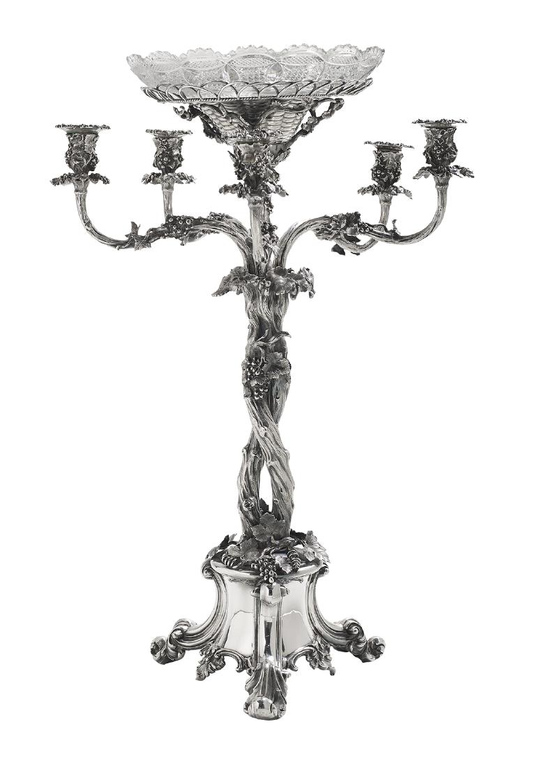 Large Victorian Silverplate Centerpiece (1 of 2)