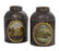 Pair of Scottish Hand-Painted Tole Tea Canisters
