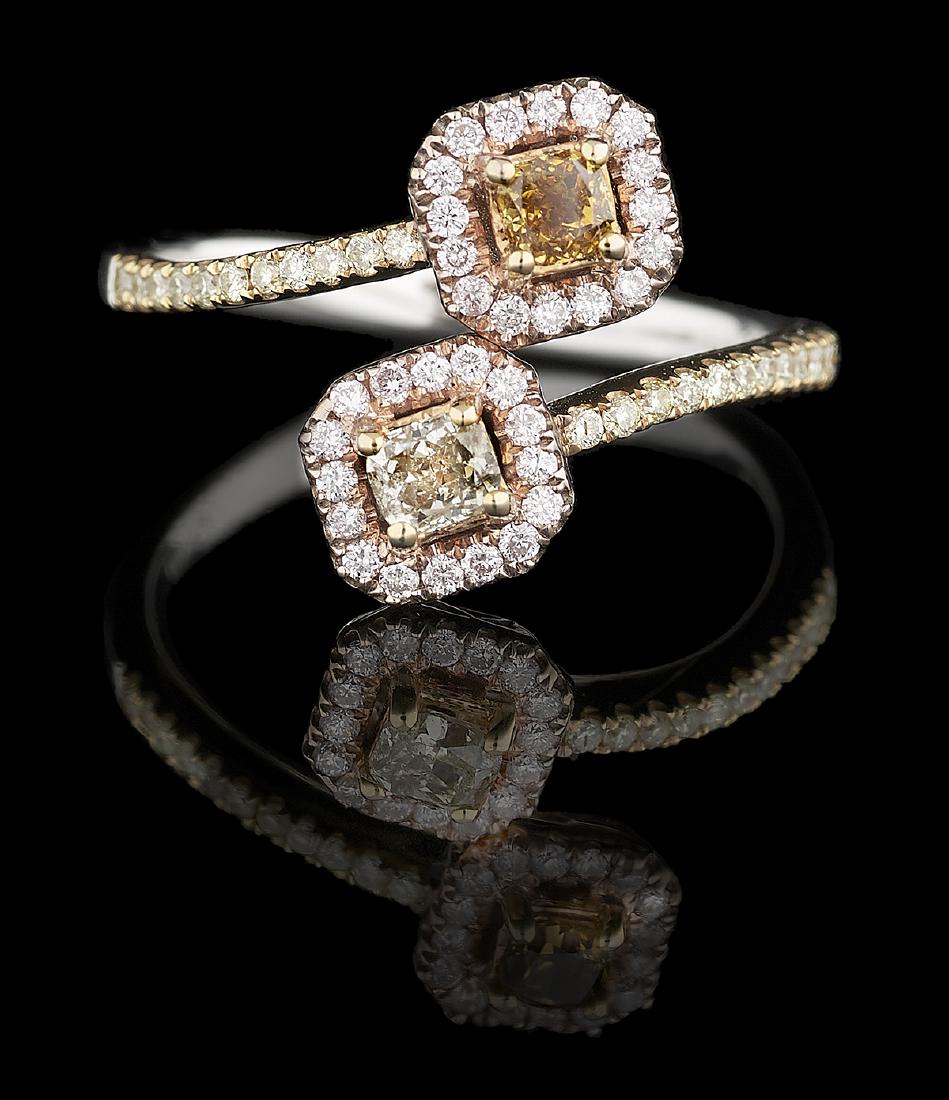 Multi-Colored Diamond Ring (1 of 1)