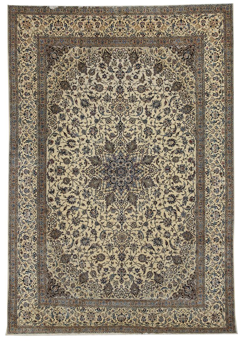 Semi-Antique Nain Carpet (1 of 1)