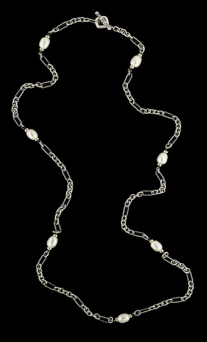 David Yurman Pearl Necklace (1 of 1)