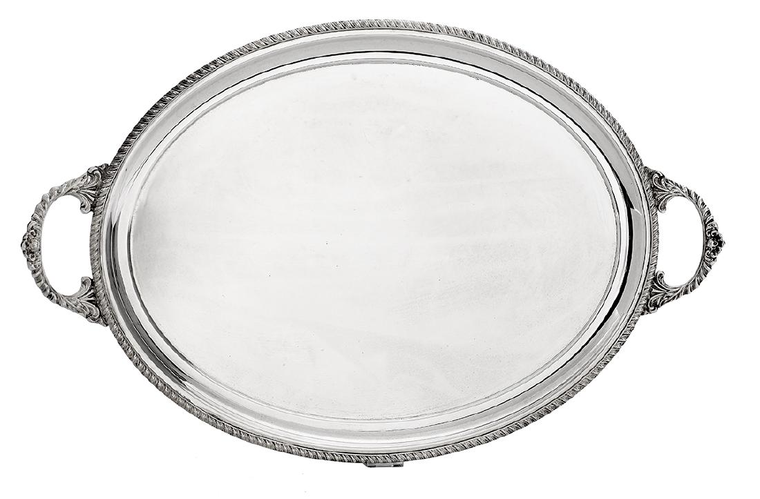Elkington & Co. Silverplate Tea Tray (1 of 1)