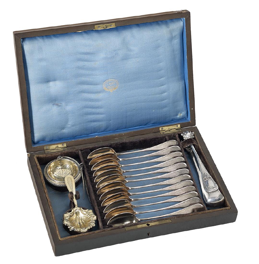 Napoleon III Silver Gilt Tea Serving Set (1 of 1)