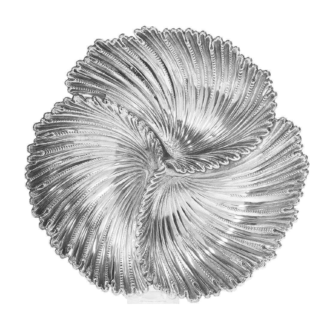 Buccellati Sterling Silver Triple Shell Dish (1 of 1)