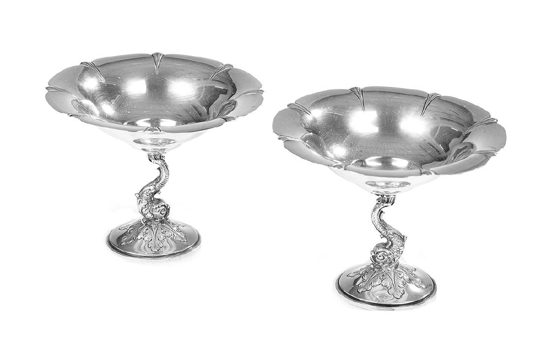 Pair of Randahl Shop Sterling Silver Compotes (1 of 1)
