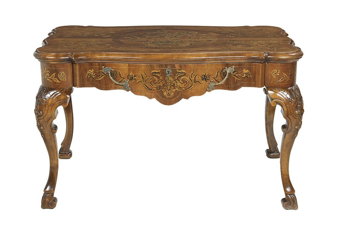 Continental Louis XV-Style Writing Table (1 of 3)