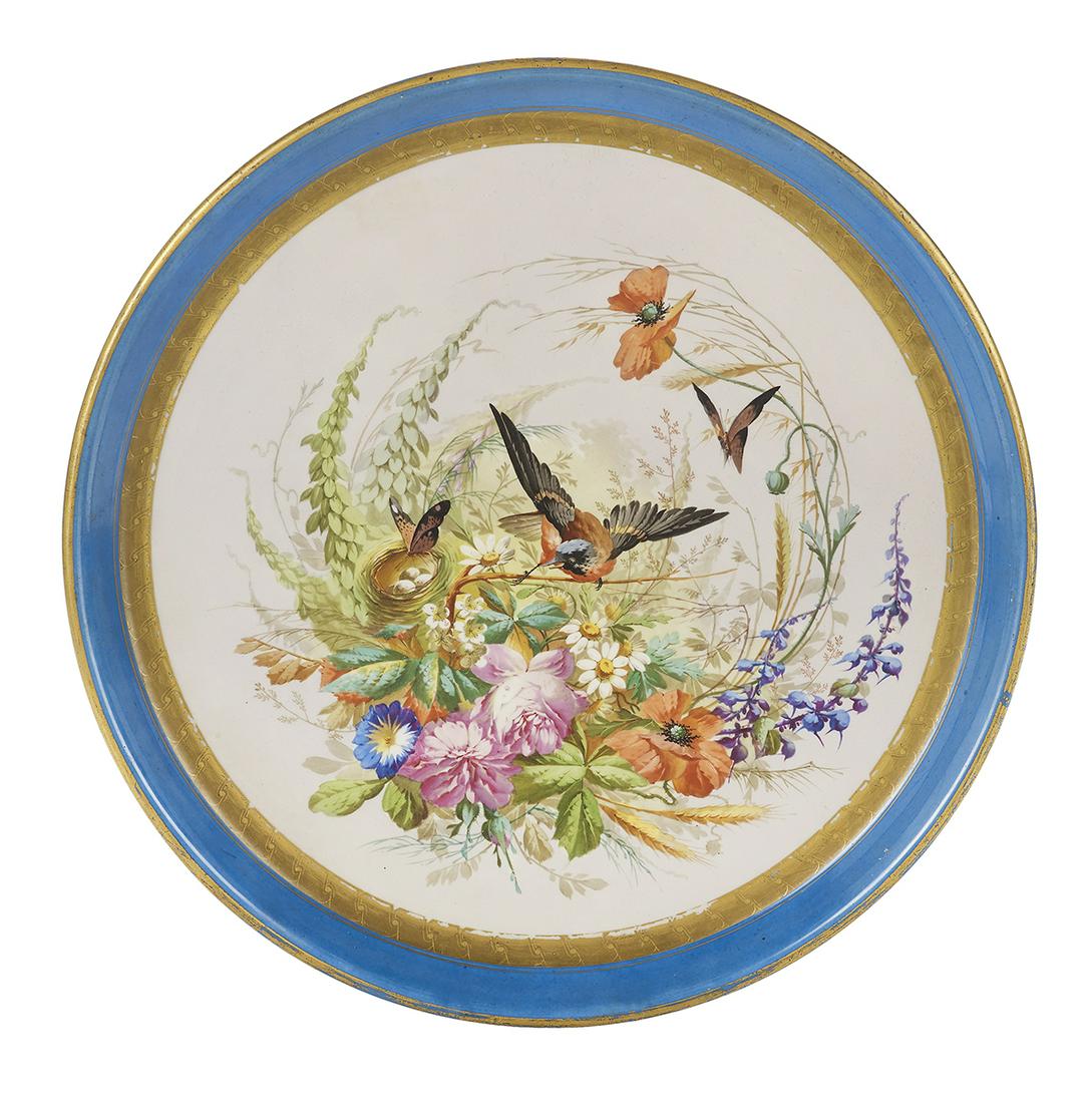Paris or Limoges Porcelain Platter (1 of 2)