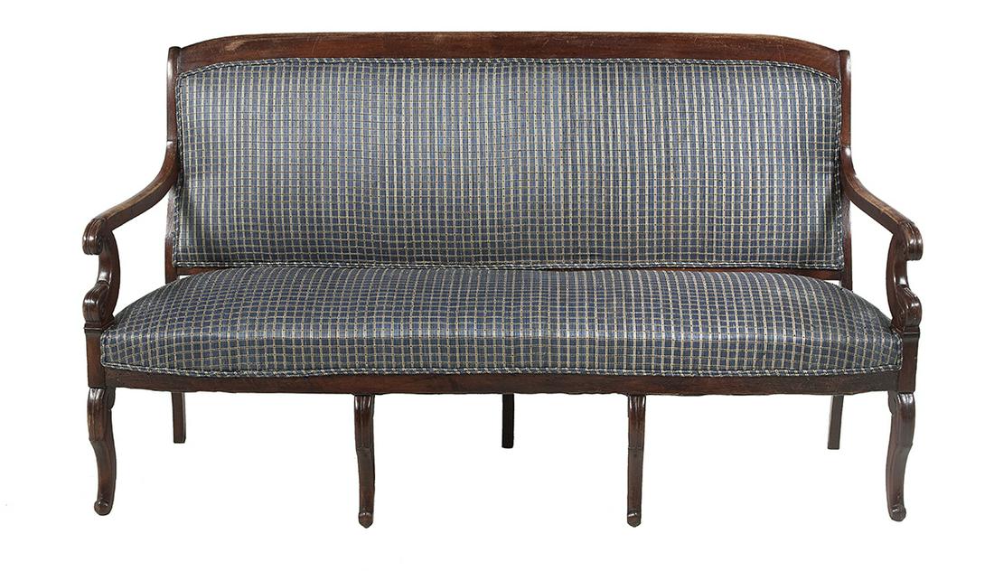 Restauration Mahogany Settee (1 of 2)