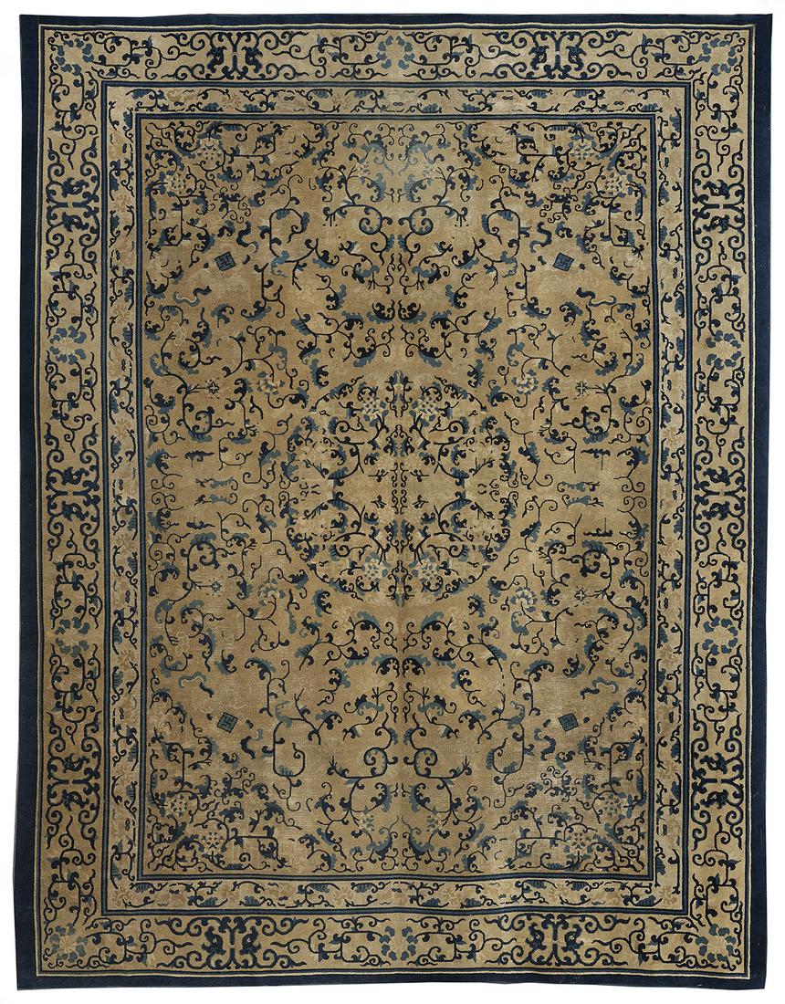 Semi-Antique Chinese Peking Carpet (1 of 1)