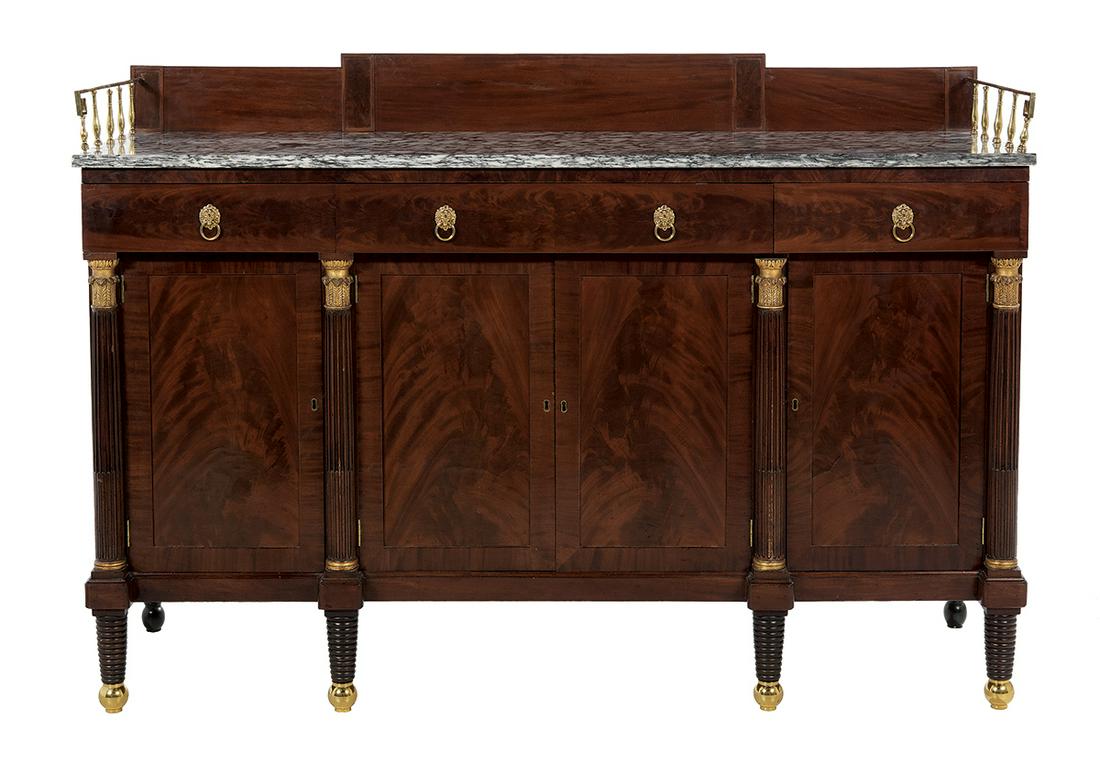 Fine American Classical Mahogany Sideboard (1 of 2)