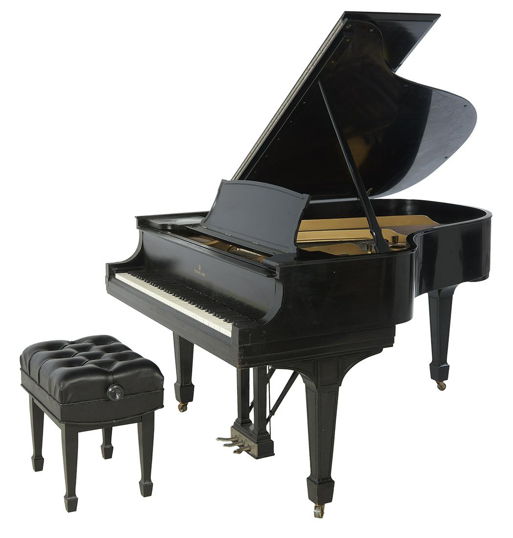 Steinway & Sons Model L Baby Grand Piano & Bench (1 of 5)
