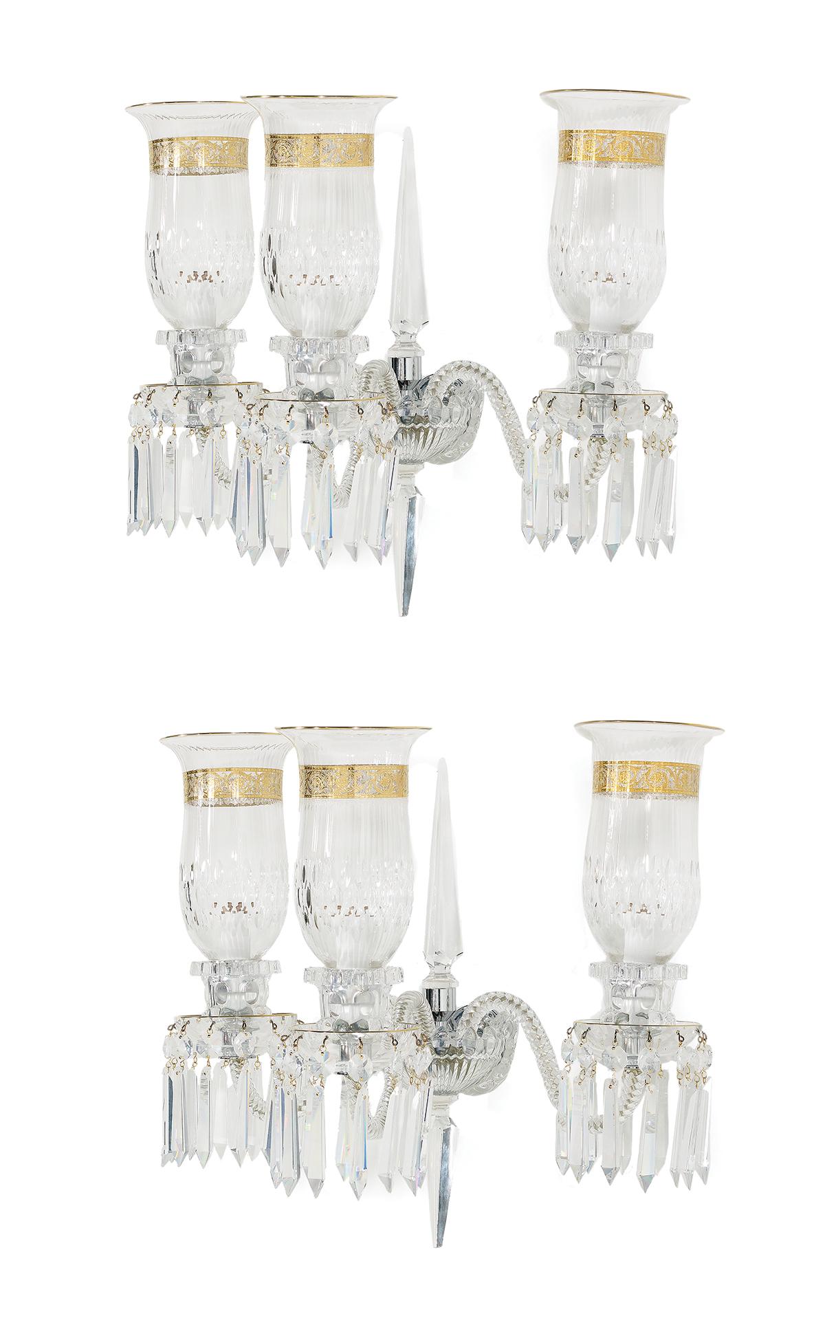 Pair of St. Louis Crystal Sconces (1 of 1)