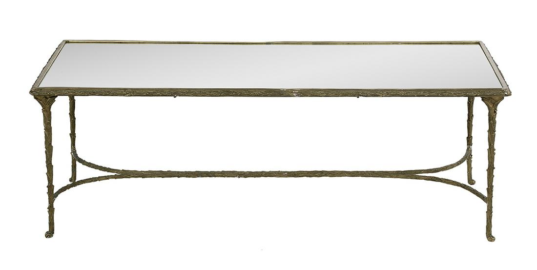 Bronze Cocktail Table, Attributed to Bagues (1 of 2)