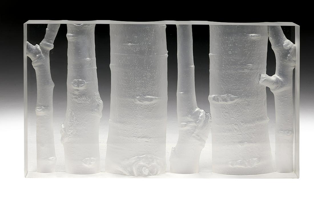 Steuben "Aspen Glade" Glass Sculpture (1 of 2)