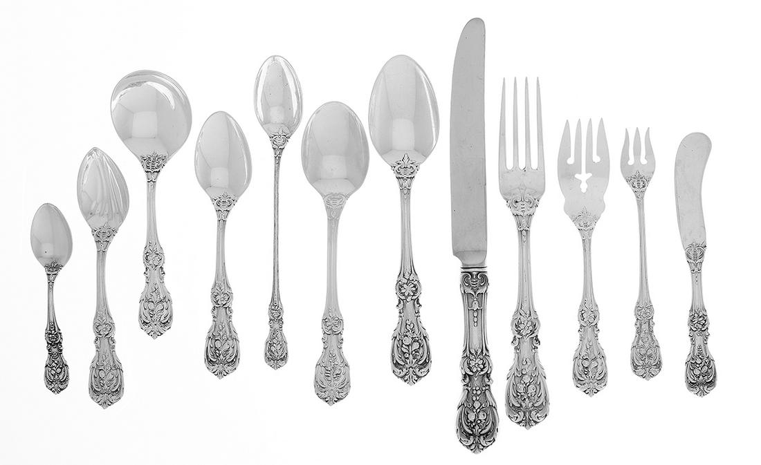 "Francis I" Sterling Flatware Set with Chest (1 of 4)