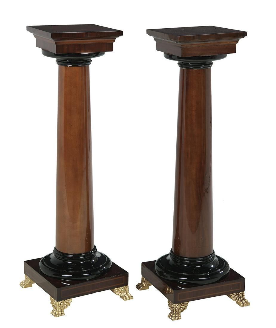 Pair of Neoclassical-Style Pedestals (1 of 1)