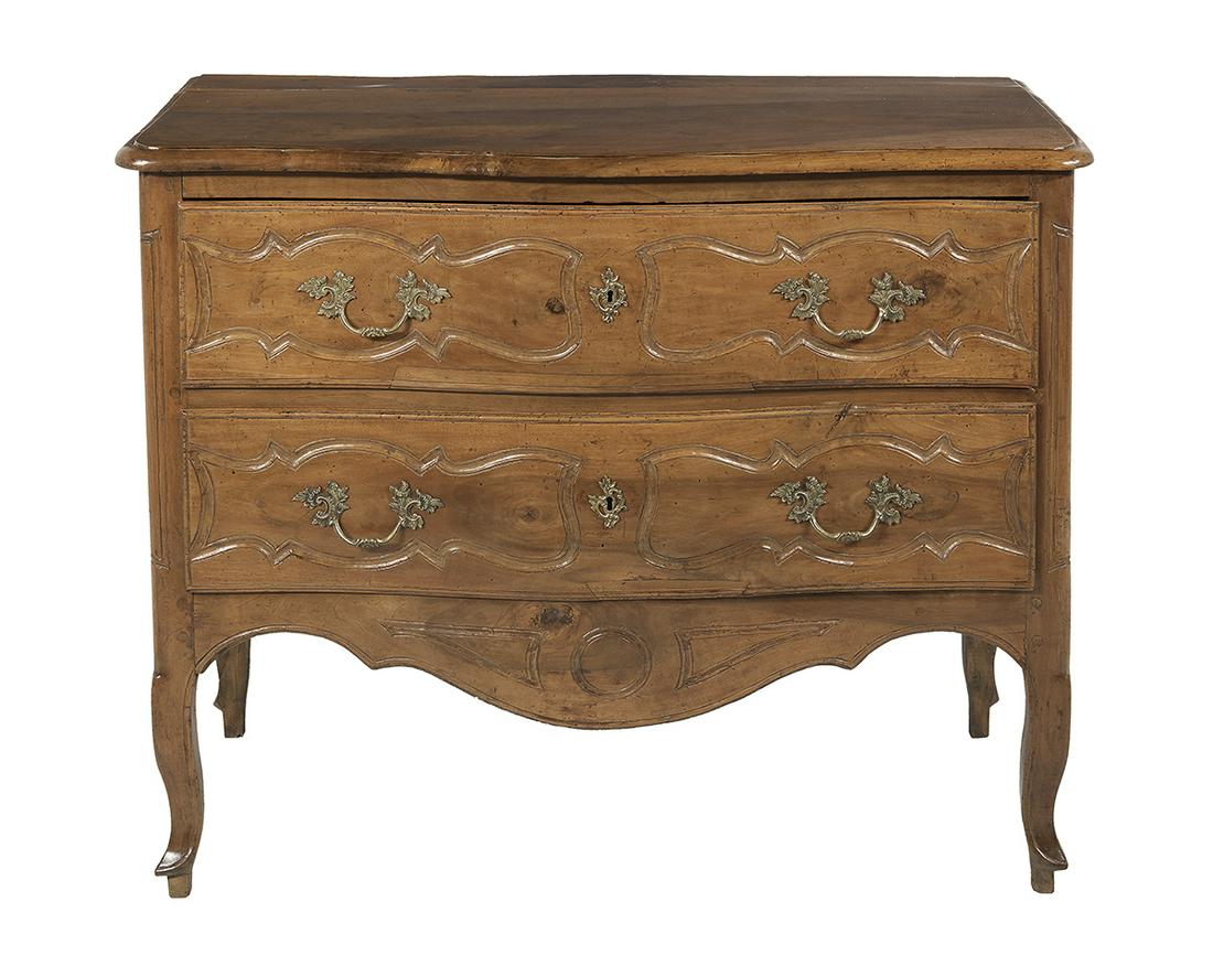 Provincial Regence Fruitwood Commode (1 of 2)