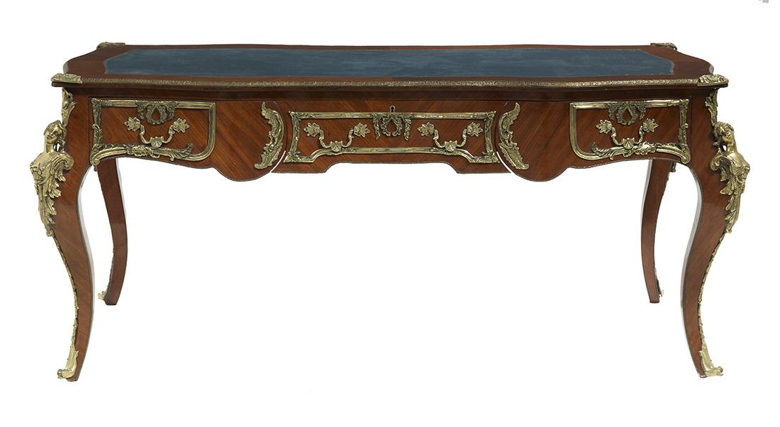 Louis XV-Style Ormolu-Mounted Bureau Plat (1 of 2)