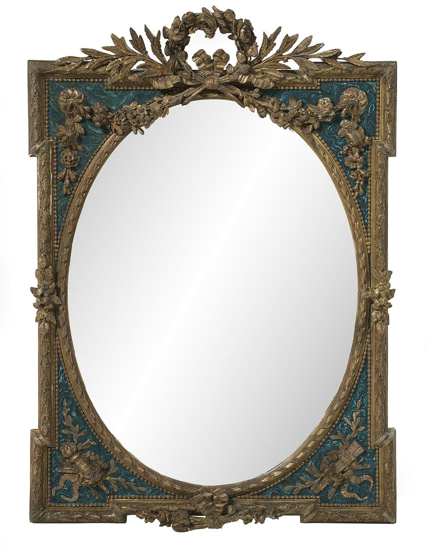 French Belle Epoque Giltwood Mirror (1 of 2)