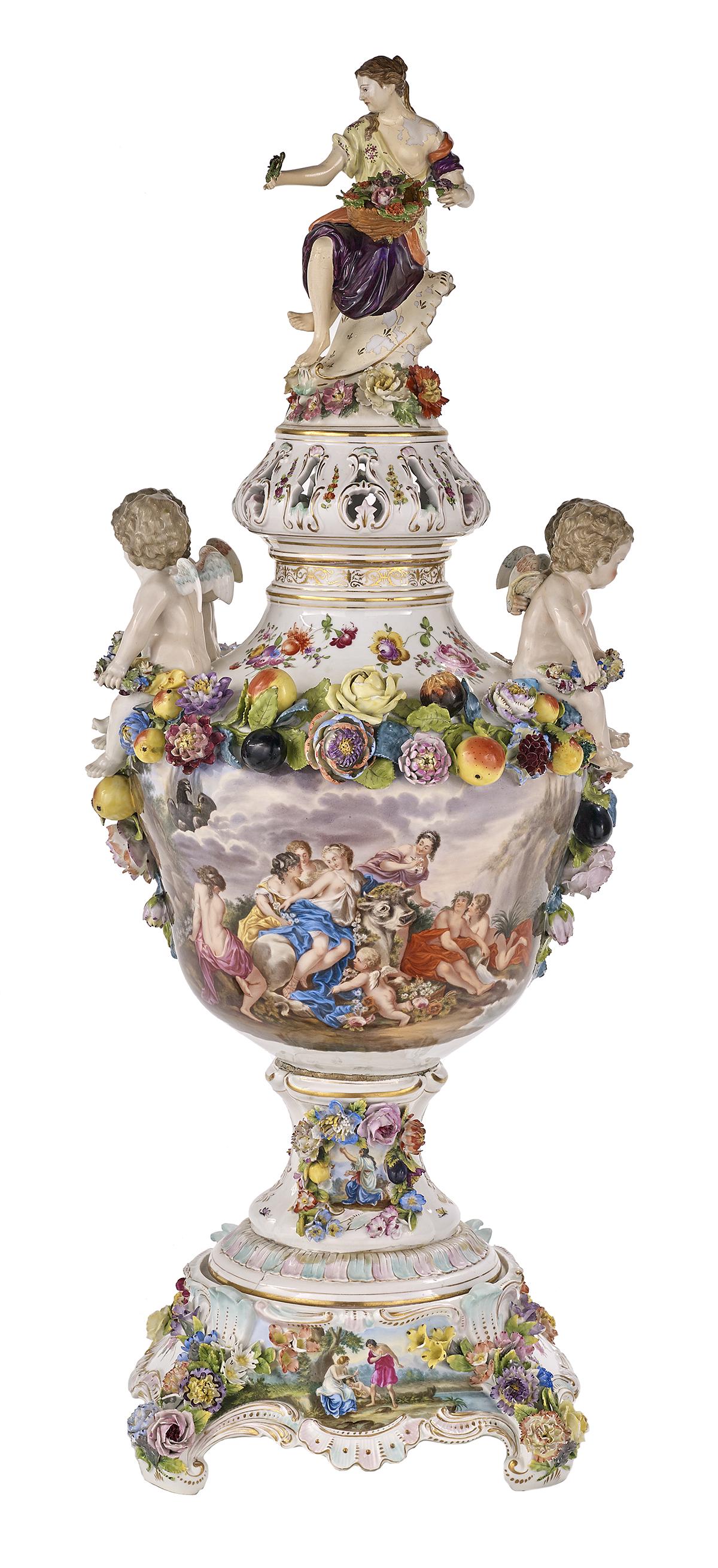 Gottlob Thieme Porcelain Potpourri Urn (1 of 4)
