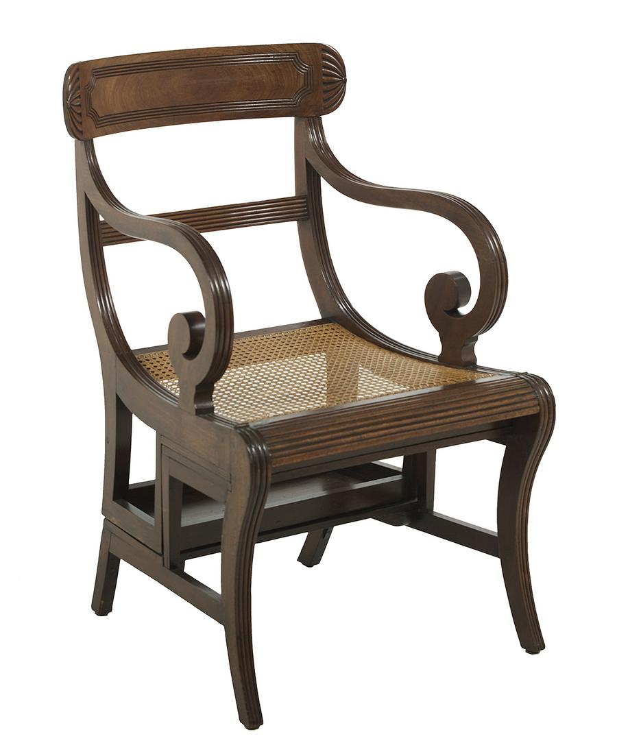 Victorian Mahogany Metamorphic Armchair/Ladder (1 of 2)