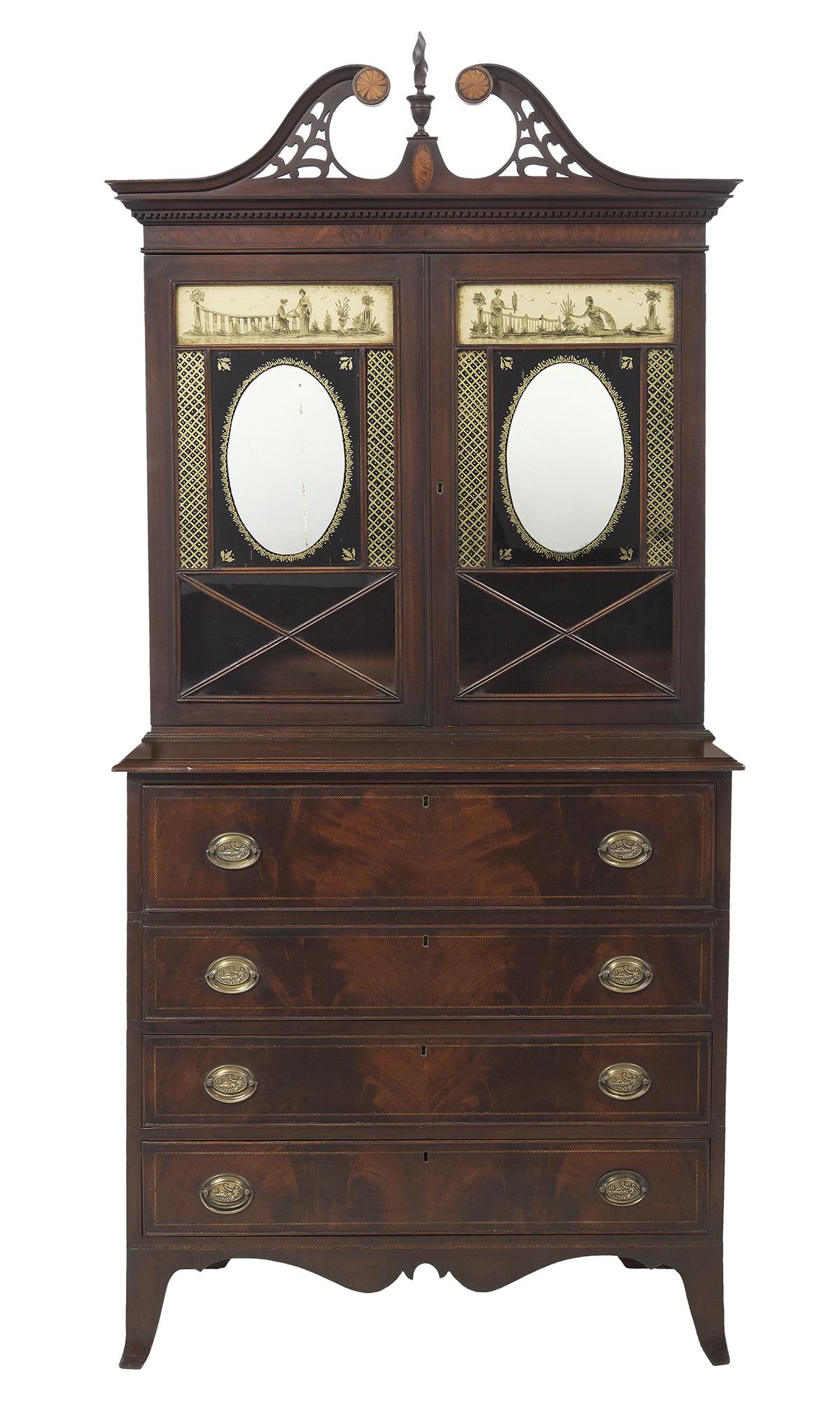 American Federal-Style Bookcase (1 of 3)