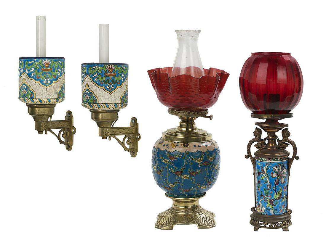 Four Pieces of American Aesthetic Lighting (1 of 1)