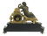 Bronze and Marble Figural Mantel Clock - 2