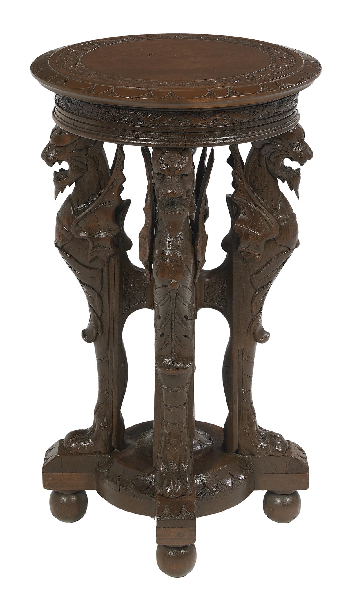 Neo-Renaissance Pedestal in the Manner of Horner (1 of 3)