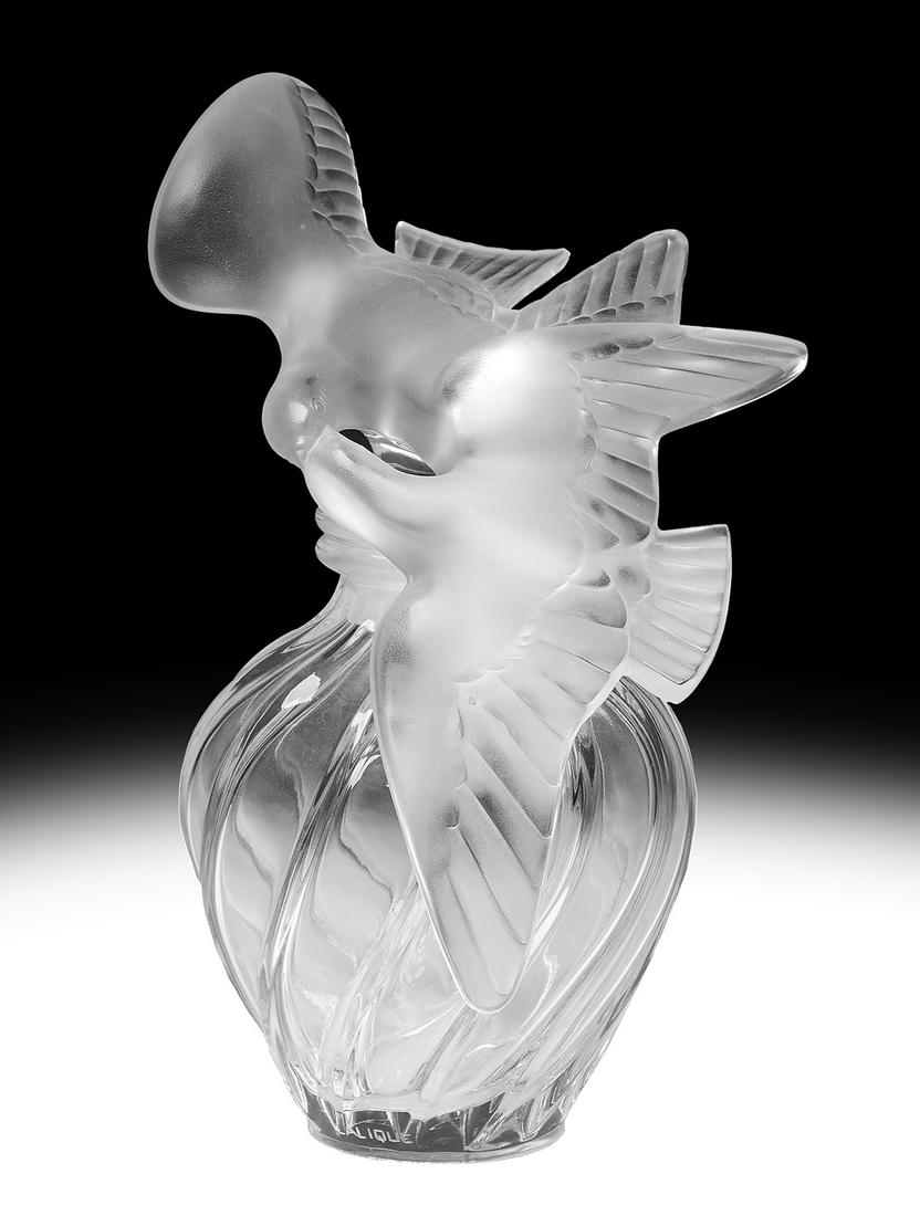 Lalique L'air du Temps "Two Doves" Perfume Bottle (1 of 2)