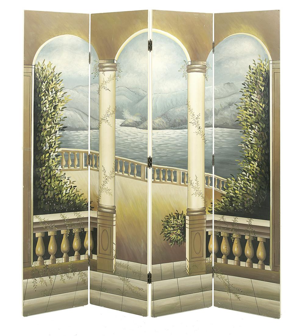 Decorative Hand-Painted Screen (1 of 1)